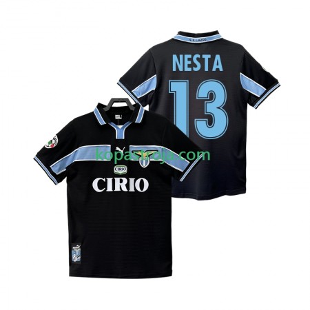 Billiga Fotbollströjor SS Lazio NESTA 13 1999 Retro Borta tröja 1998 Kortärmad